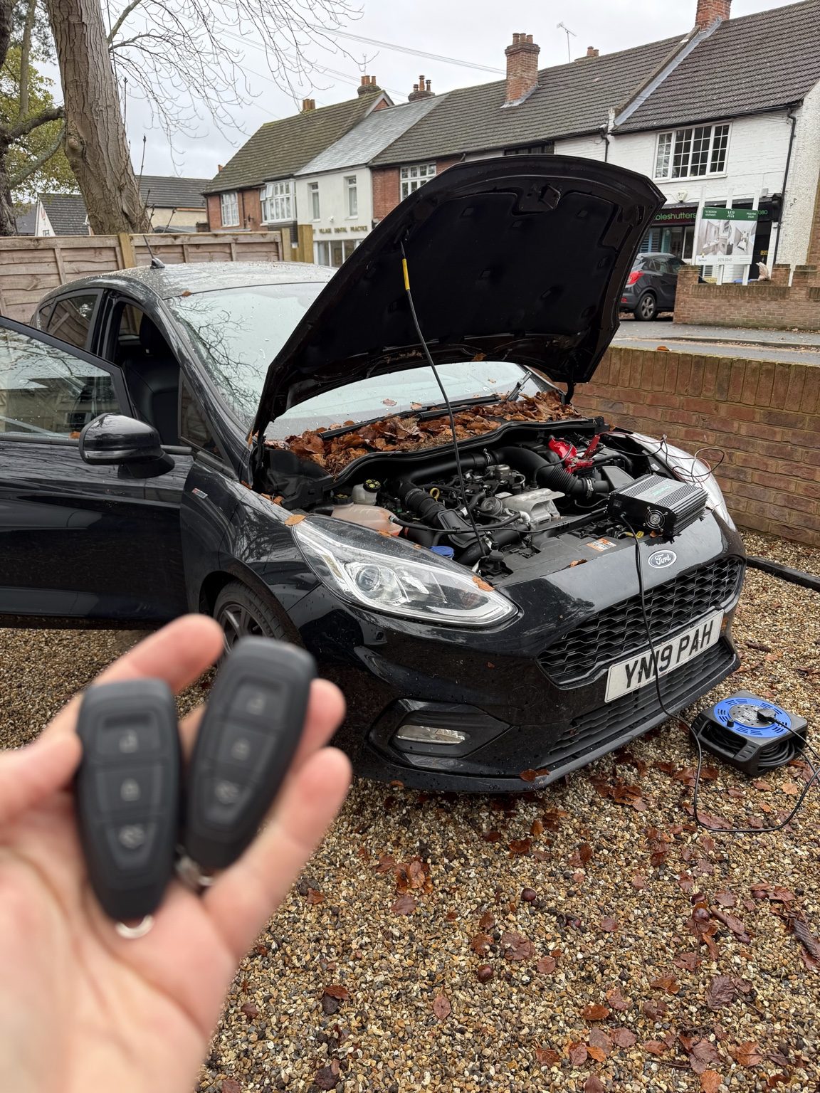 2019 Ford Fiesta all keys lost with two genuine Ford keys programmed using FDRS in Bracknell