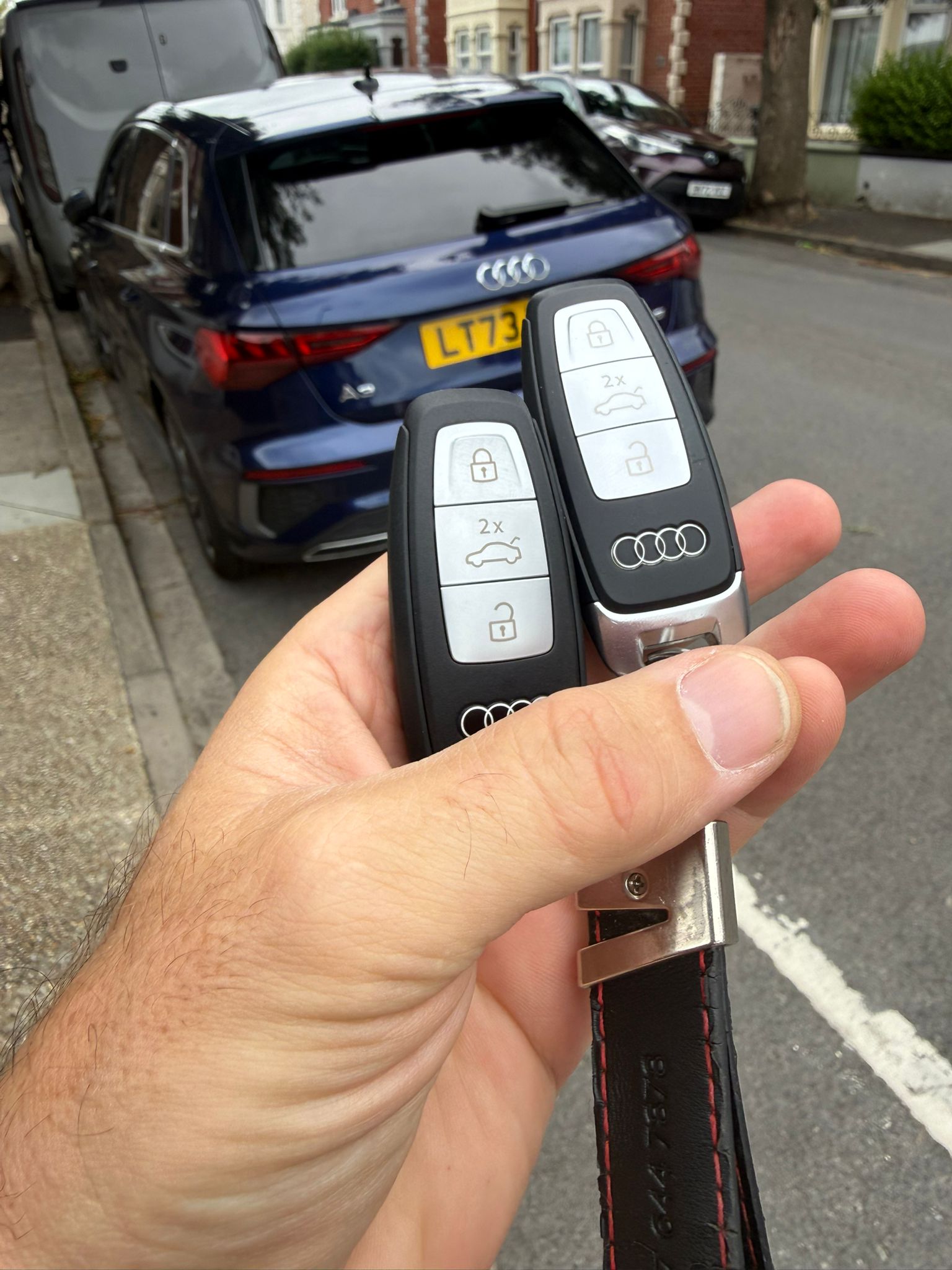 2023 Audi A3 spare key supplied and programmed with dealer-level software for a dealership