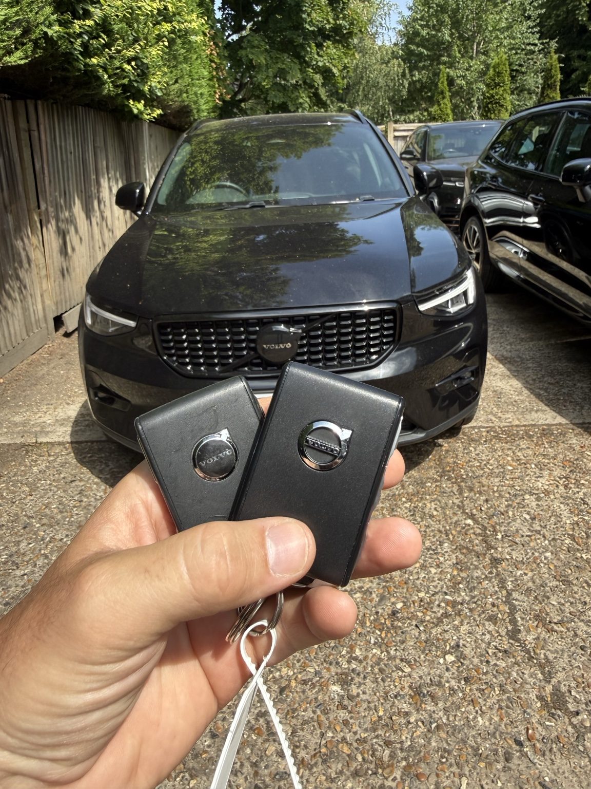 2024 Volvo XC40 genuine spare key programmed with Volvo VIDA